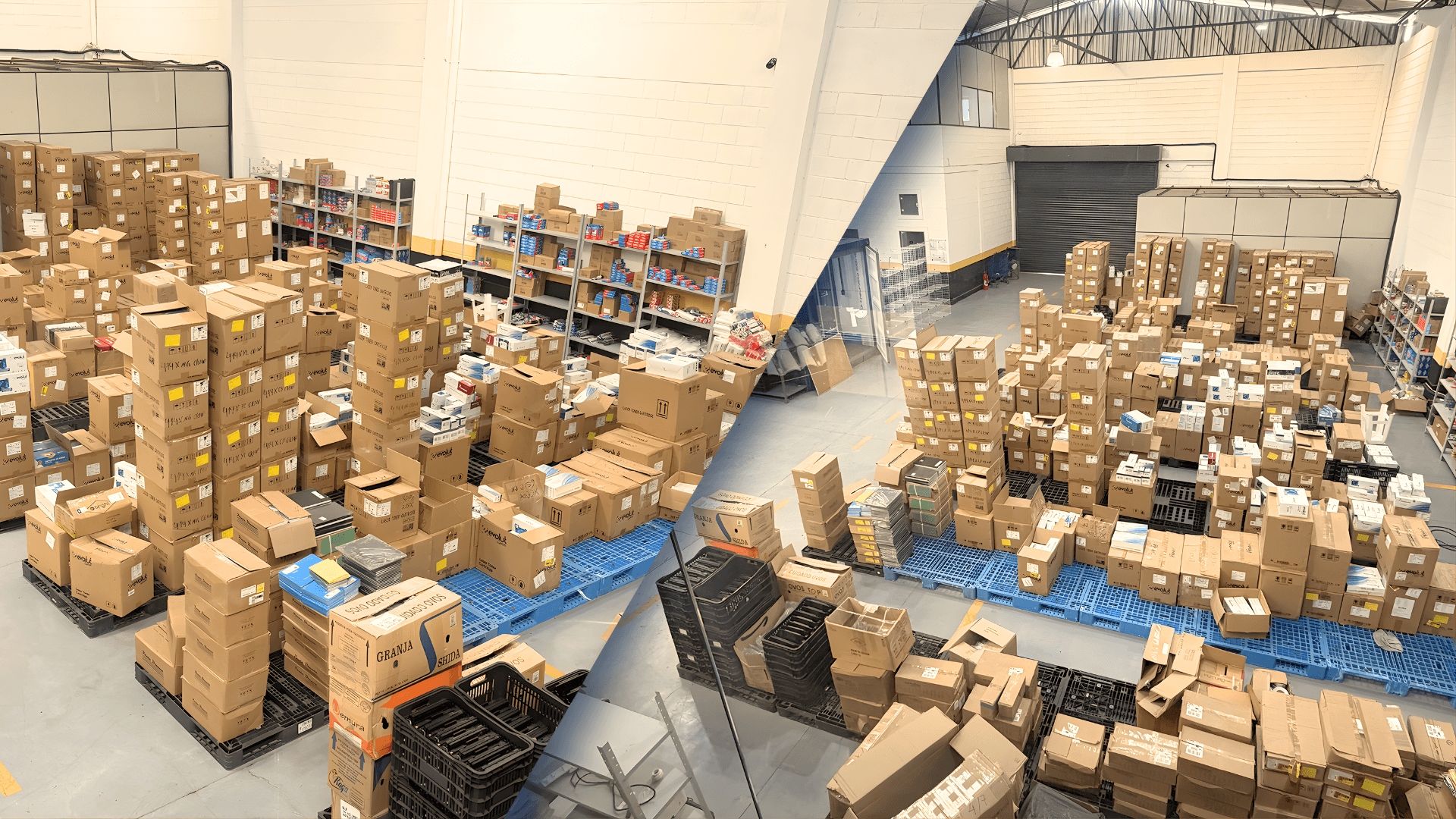 Estoque de produtos da Infore